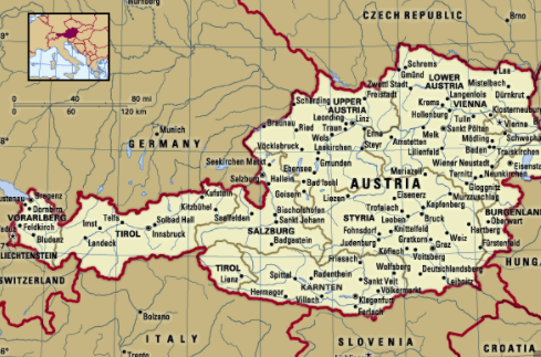 Image: Austria Map
